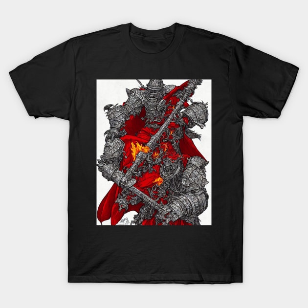 Bear Ornate Steel Armour T-Shirt by Lucas Bearmonster